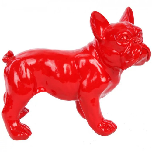 Statue chien bouledogue