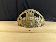 plaque de casque de pompier terramesnil somme haut de france