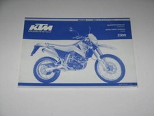 CATALOGUE PIECES DETACHEES KTM 400 640 LC4-E 2000