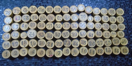 Ancien jeu loto - loto, nombreuses