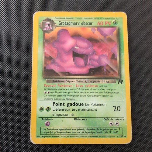 Carte pokémon grotadmorv - carte,