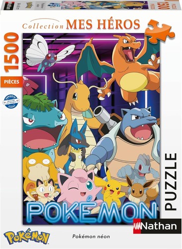 Puzzle pokemon 1500 pièces - pokemon,