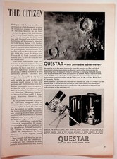 QUESTAR 1969 Original Print