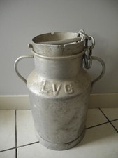 ancien bidon lait LVG almasilium déco rustique vintage old milk can Milchkanne