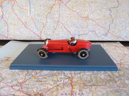 Amilcar rouge tintin - l'amilcar, aux