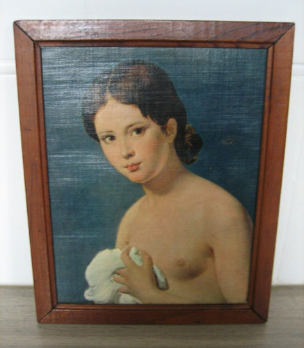 Ancien tableau portrait - ancien,