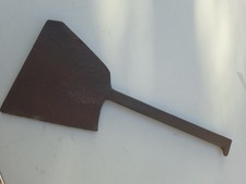 Rare Tres Grande Feuille Couperet Hachoir De Boucher 64 Cm Dubois La Villette