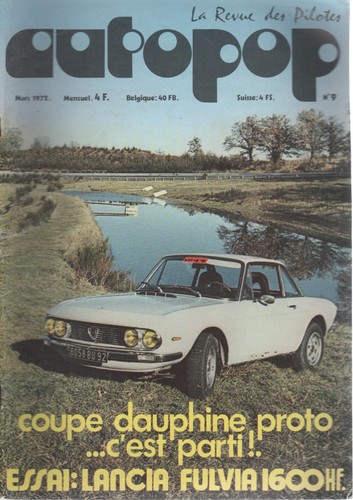 Autopop 1972 lancia fulvia - lancia,