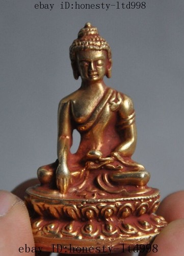 Old tibetan buddhism bronze - old,