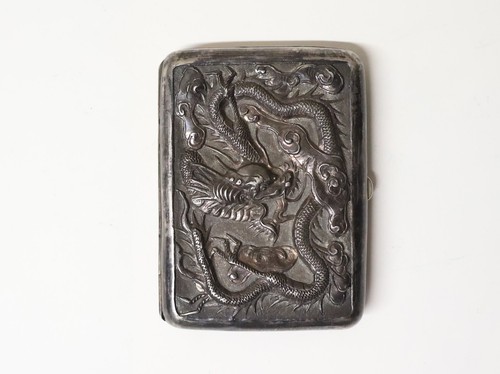 Ancien bel etui cigarettes - etui, à