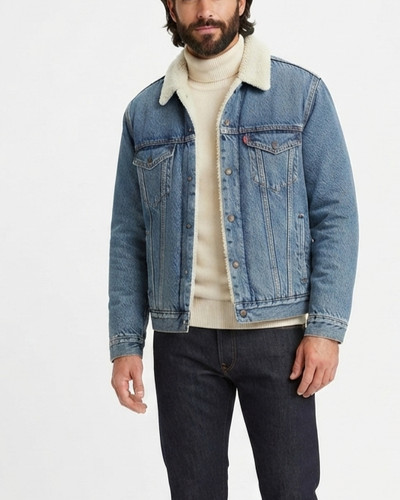 Veste jean camionneur - en,