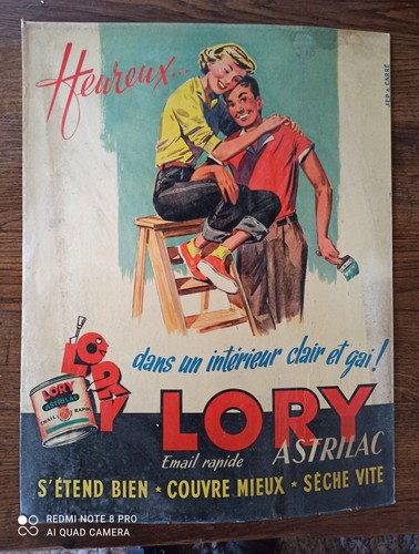 Ancien carton publicitaire - ancien,