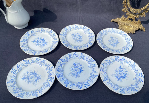 Assiettes plates terre de - 6,
