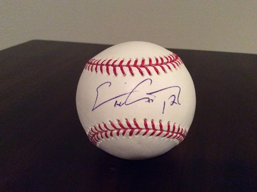 Eric chavez signed authentic - chavez,
