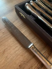 Couteaux à dessert manches argent fourré marque ODIOT