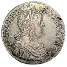 Louis XIV, demi-écu à la mèche longue 1652 Montpellier - 251678