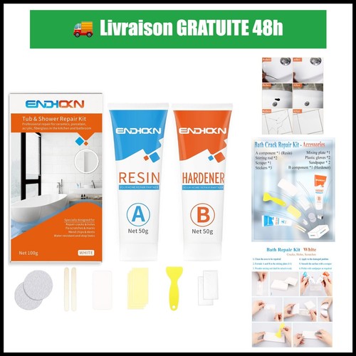 Kit réparation baignoire - kit,