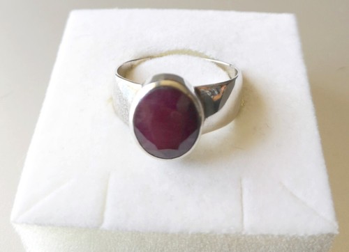 Bague rubis taille sur - en, 57
