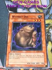 CARTE Yu Gi Oh WOMBAT DES TLM-FR031 1ère édition EXCELLENT W02