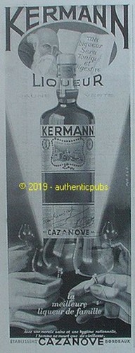 Publicite kermann liqueur - publicite,
