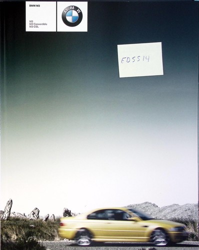 Ed5514 brochure bmw - brochure, coupé