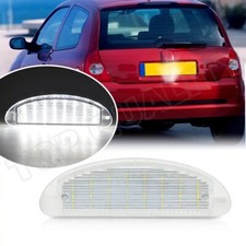 ECLAIRAGE PLAQUE LED RENAULT CLIO 2 TWINGO 1   LED BLANC