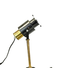 Instrument scientifique - Lampe de  laboratoire  sur  trépied fonte  fin XIX-ème