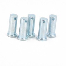 Lot de 5 - Axe goupille d’attelage percé Ø12 mm – L30 mm pour chape