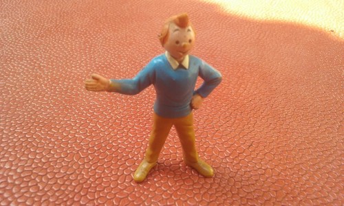 Tintin figurine plastique - tintin,