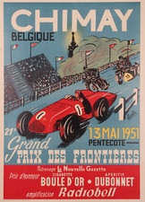 affiche poster belgique chimay 1951