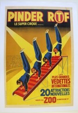 AFFICHE CIRQUE PINDER ORTF
