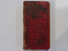 ANCIEN GUIDE MICHELIN  1934