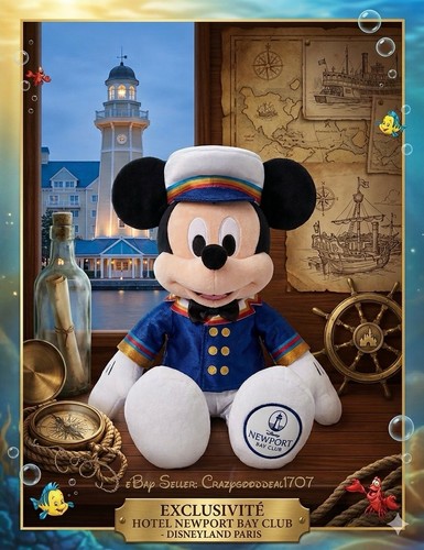 Peluche exclusive mickey - exclusive, marin