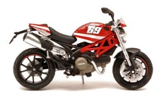 Miniature Moto Auto 1:12 DUCATI MONSTER 796 Moto Diecast Modélisme Rouge