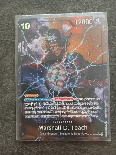 Carte one pièce marshall d - one, f