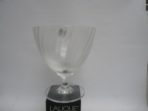 Lalique large crystal cup - lalique,