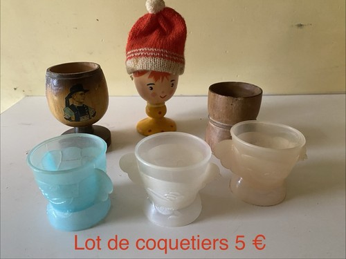 Lot coquetiers vintage 3 - coquetiers,