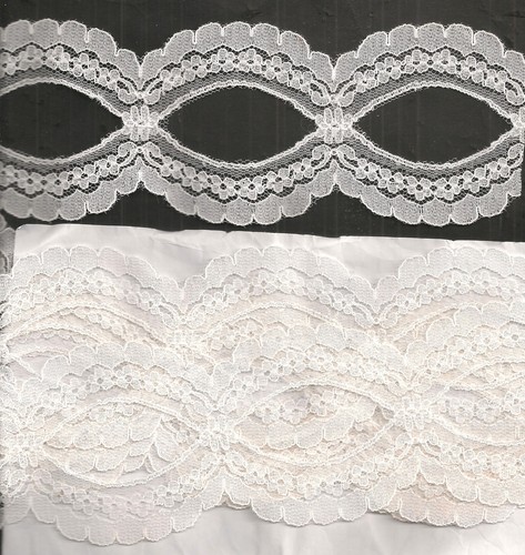 Dentelle blanche passe - dentelle,