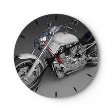 Horloge murale en verre