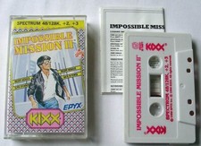Sinclair Zx Spectrum 48K Jeu - Impossible Mission 2 - Kixx - Testé & Actif