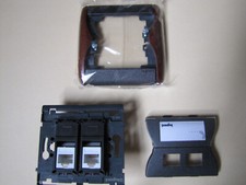 Legrand 84347 85984 85340 - Double RJ45 cat 6 Sagane Xélio graphimat bois acajou