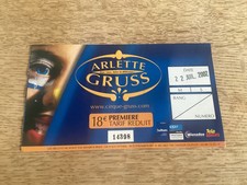 CIRQUE ARLETTE GRUSS  TICKET D