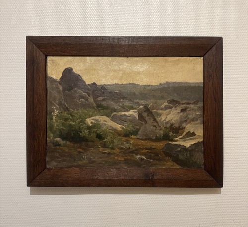 Ancien tableau huile - ancien,