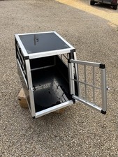 Cage de Transport Chien en Aluminium 69 cm x 54 cm x 50 cm - Noir