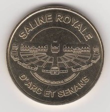 A 2008 TOKEN MEDAILLE MONNAIE DE PARIS -- 25 610 N°2 ARC ET SENANS SALINE 