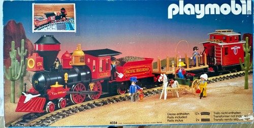 Train western playmobil - train,