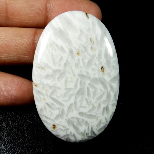 Cabochon blanc naturel forme