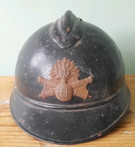 Casque adrian jus grenier ww1 - ,
