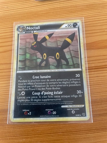 Noctali carte pokémon - noctali, 10/90