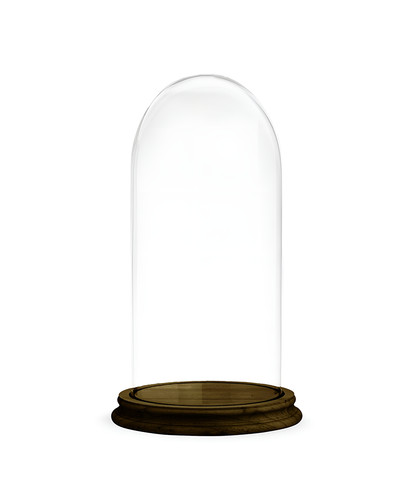 Cloche verre diamètre 35 - en,